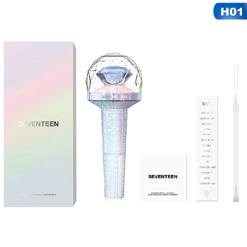 Светильник Kpop SEVENTEEN Ver.2 светильник-Палка с поддержкой bluetooth, светильник-палочка, ручная лампа второго поколения, карат