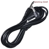 hot sale 3m electric patch cord guitar amplifier amp guitar cable with 2 plugs black color