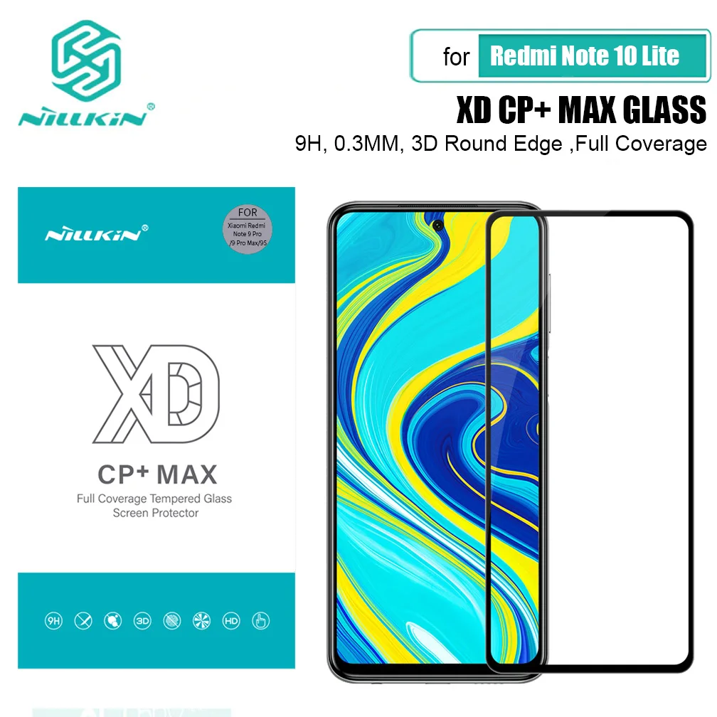 Для Xiaomi Redmi Note 10 Lite стекло Nillkin CP +/9 H/H + Pro закаленное Защита для экрана HD Стекло |