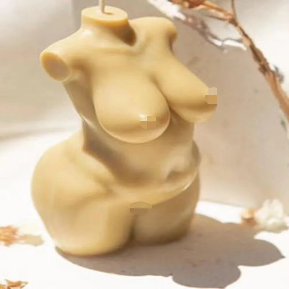 Привлекательная Женская объемная форма для свечей силиконовая ароматерапии