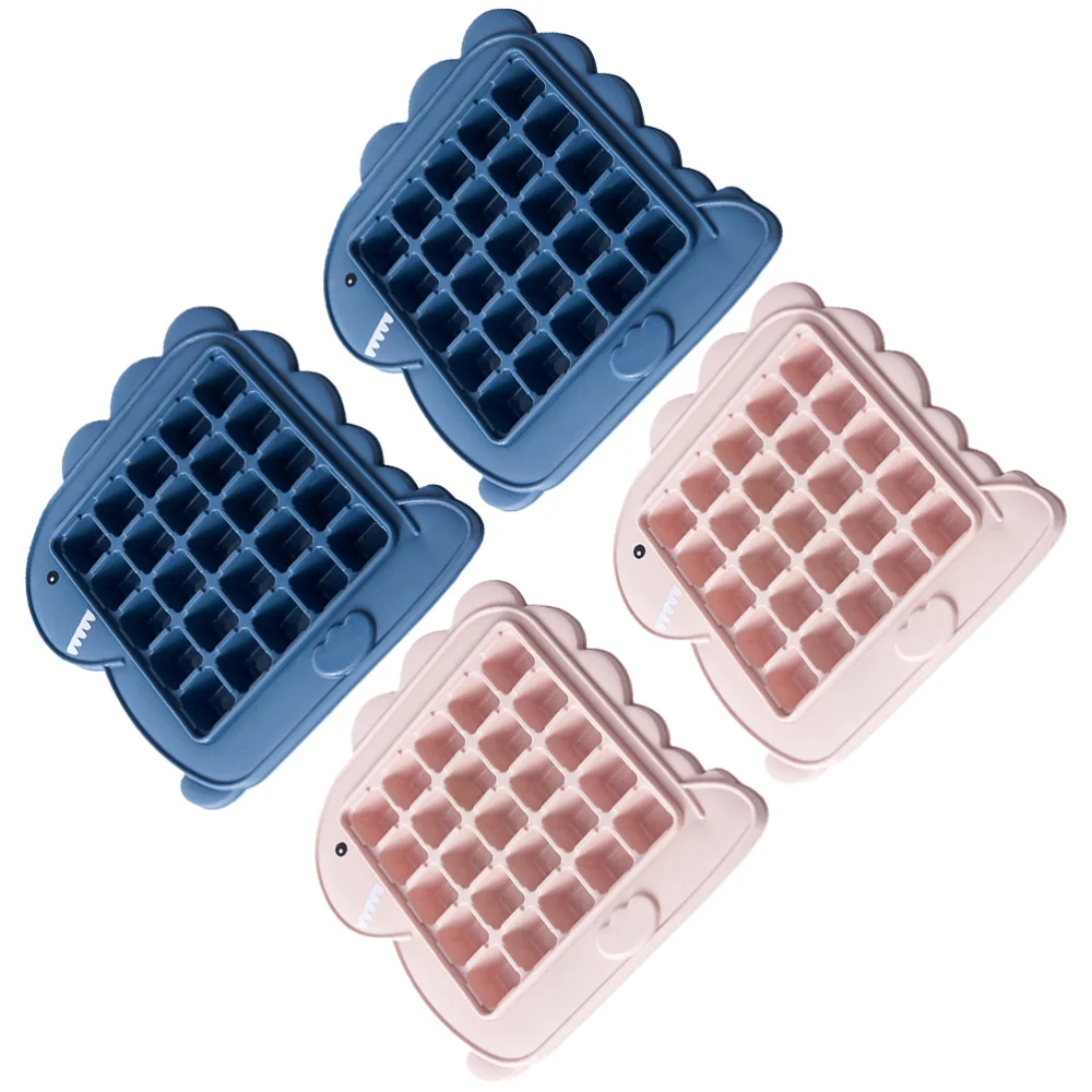 

4Pcs Cartoon Elephant Shaped Ice Cube Tray Summer Ice Mold Ice Maker Ice Making Mold (Blue for Each 2Pcs)