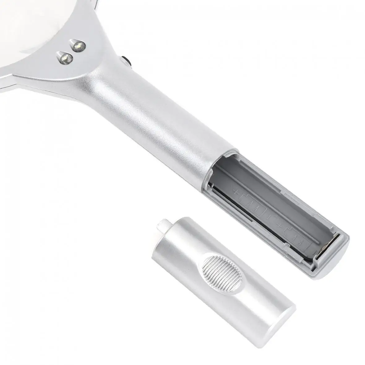 6х ручная Лупа открытого типа без рам с 2 светодиодный ными лампами для