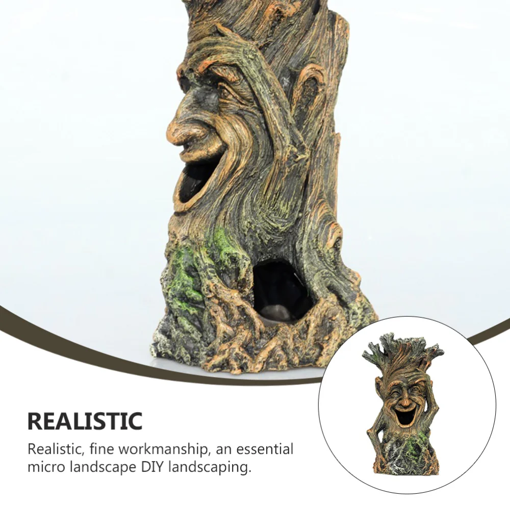 

1Pc Fish Tank Adornment Tree Micro Landscape Adornment Resin Crafts Decoration