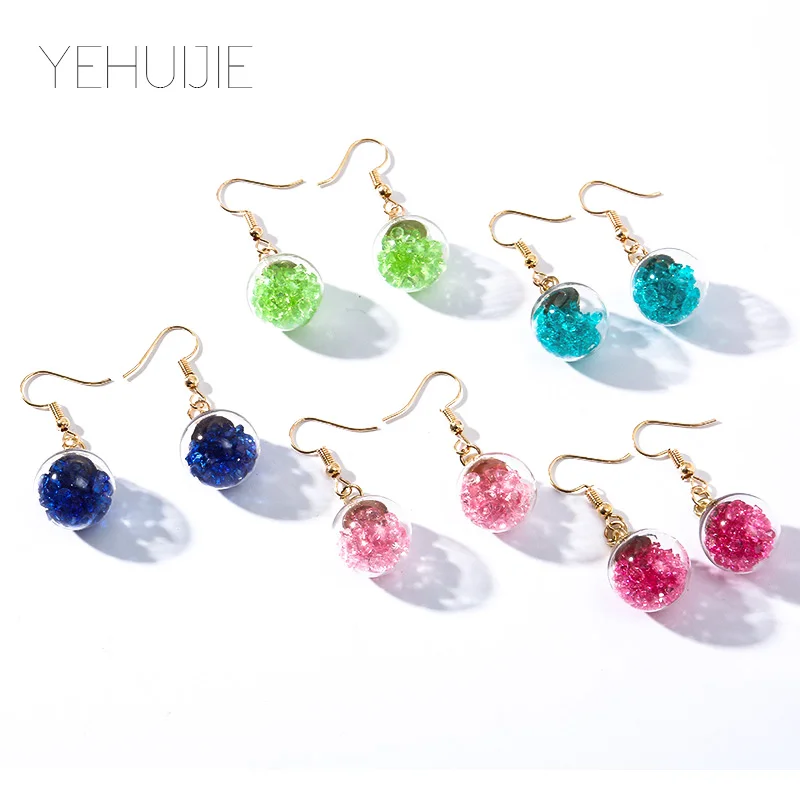 Новинка женская подвеска со стеклянным шариком Женская Модная бижутерия