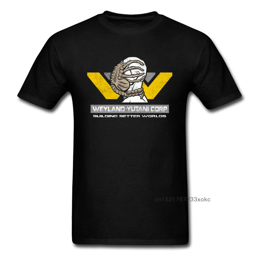 Мужская футболка со строительными мирами Weyland Yutani одежда на заказ винтажные топы
