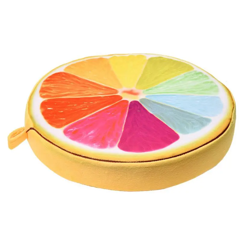 Home Decor Fruit Round Sponge Seat Floor Cushion Indoor/Outdoor Chairpad Colorful Orange | Дом и сад