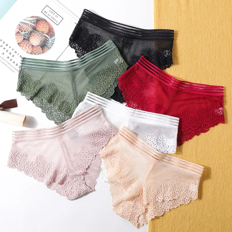 Комплект нижнего белья женский кружевной топ и трусики | Женская одежда