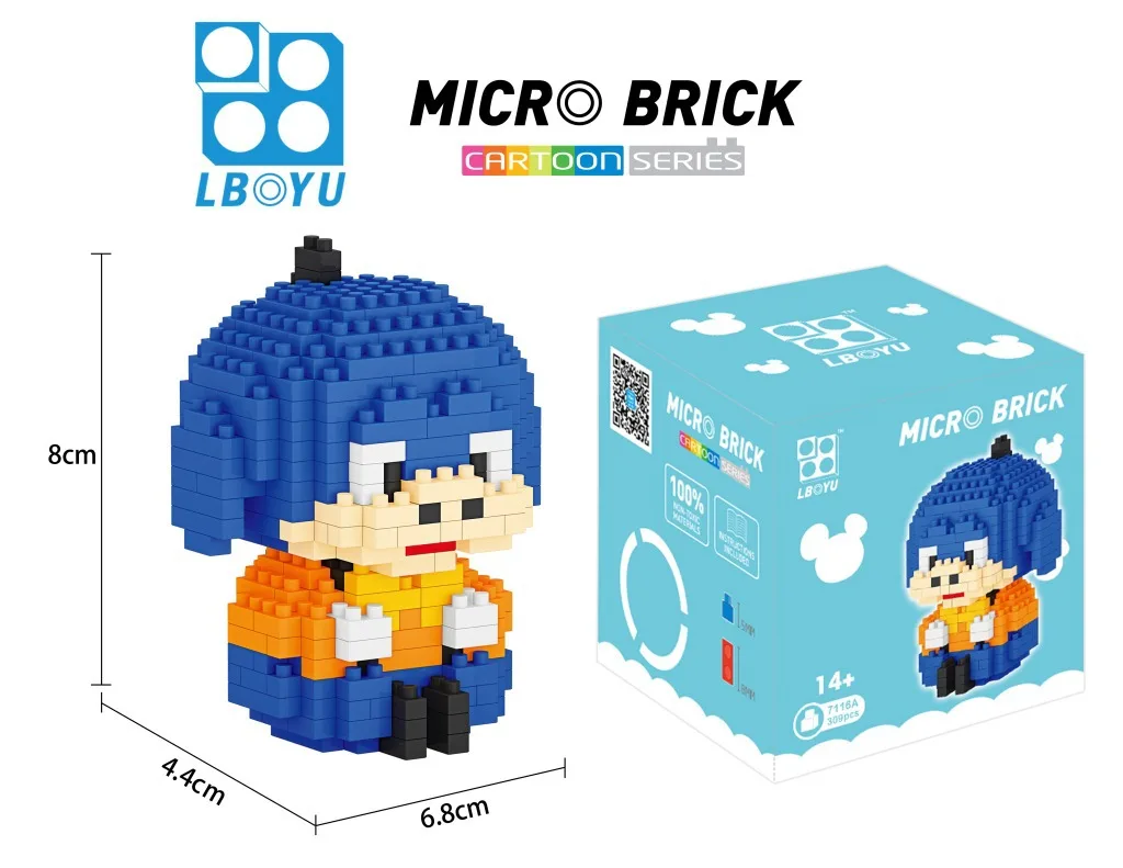 Медведь алмаз шлакоблок пазл творческая мини строительные блоки для детских