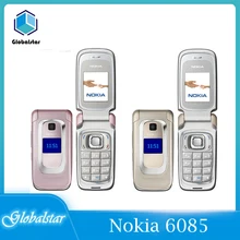 Nokia 6085   refurbished Original mobile phones 2G GSM Unlocked Flip Good quality Cheap Old Cellphone refurbished Free Shipping