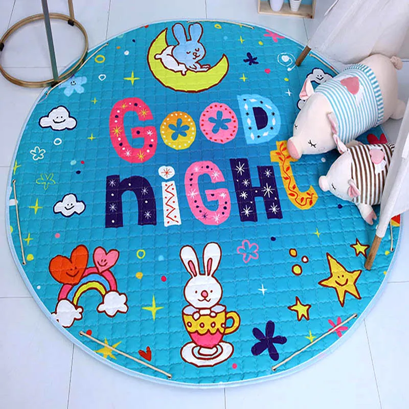 Мультфильм животных лиса кролик сова детские игровые коврики ползающий ребенок