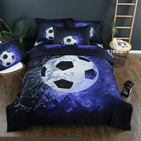 3d bedding sets football sport series duvet cover soft pillowcases basketball queen king size boy gift bed sets