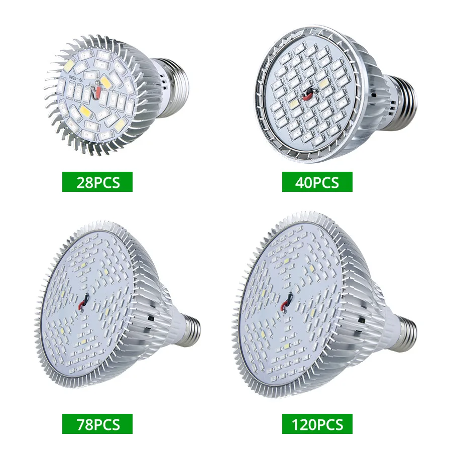 2 предмета в комплекте полный спектр Светодиодная лампа 10 Вт 30 50 красные синие УФ