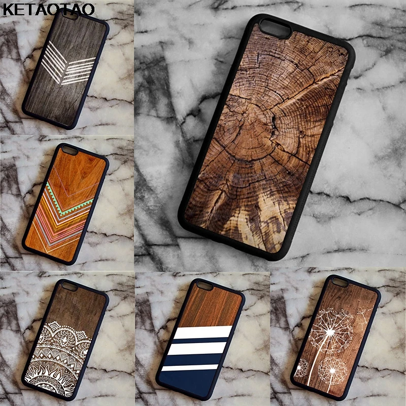 KETAOTAO задняя панель из дерева одуванчиков для samsung galaxy S4 S5 S6 S7 S8 S9 S10 edge Note чехол