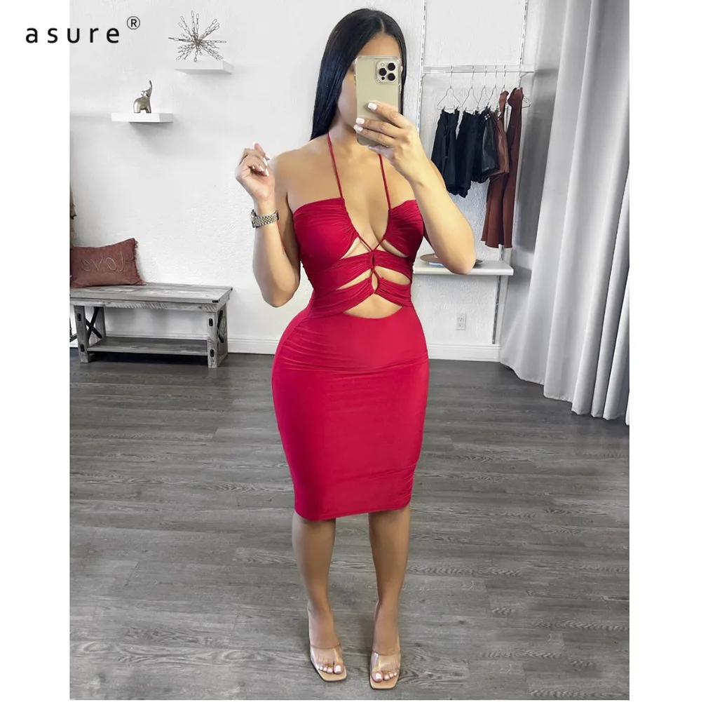 

Women Sheath Bandage Dress Sexy Outfit Ladies Vintage Clothing Female Bodycon Party Night Cocktail Gothic Accessories JZH8046