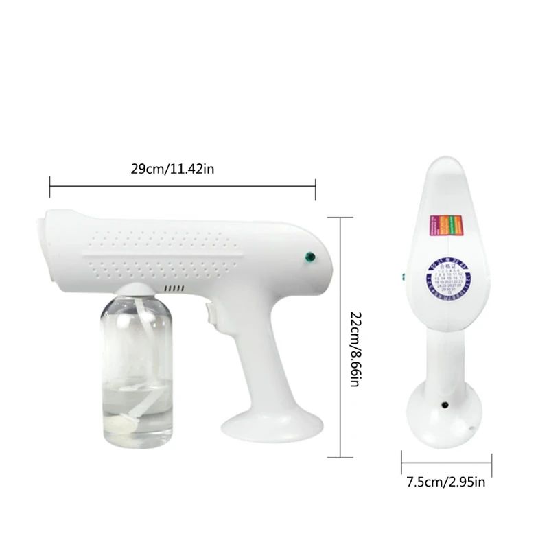 

500ml Blue Light Nano Disinfection Sprayer Handheld Sterilization Atomizer P9YD