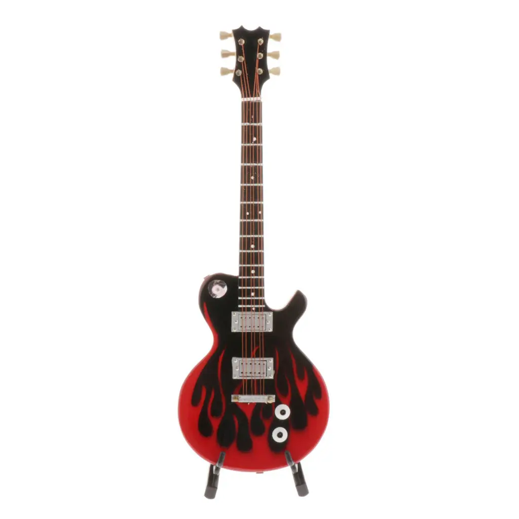 

1: 6 Scale Dollhouse Miniature Music Room Accessories Electric Guitar