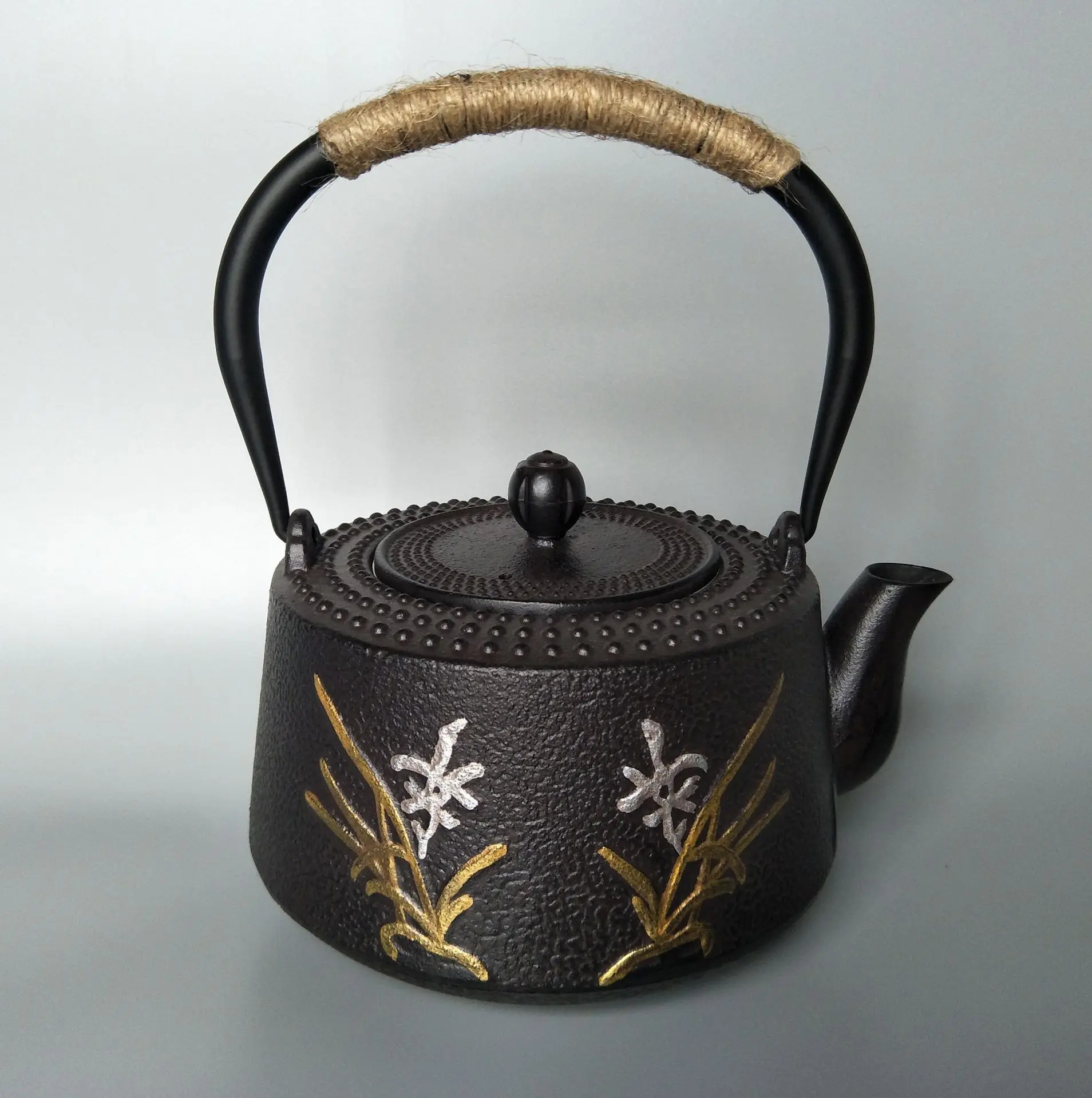 Японская Чайная посуда 1200 мл железный заварочный чайник под старину из