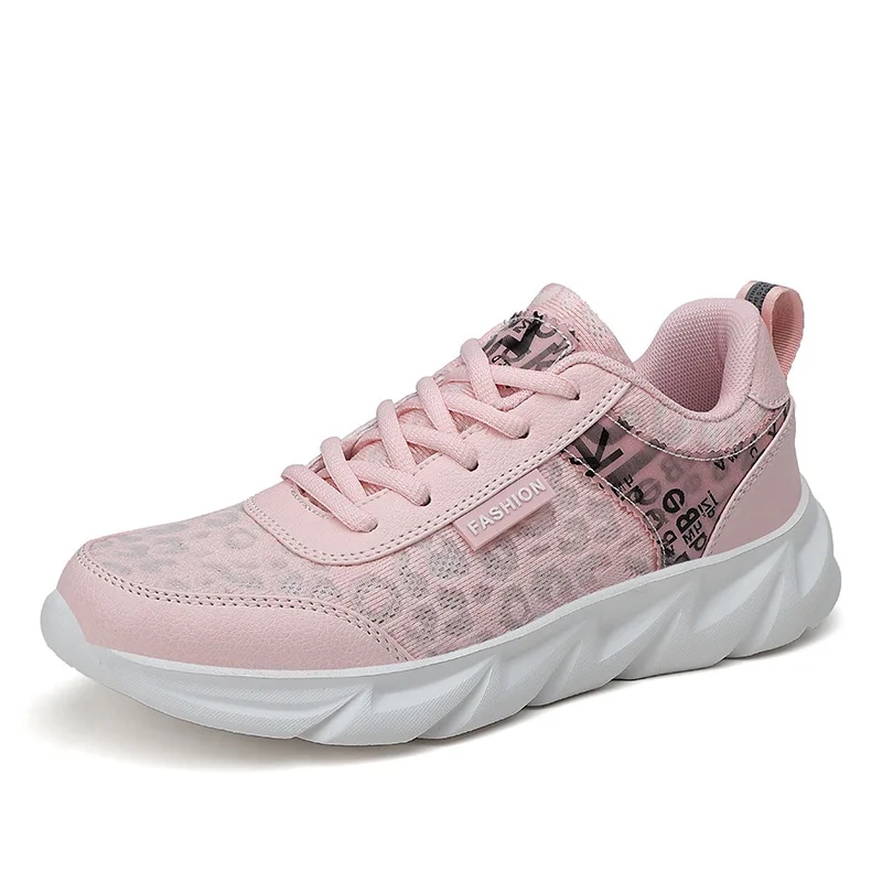

CEVABULE Large Size 42 Women's Shoes Spring New Mesh Breathable Casual Sneakers Soft Bottom Comfortable Travel Running Shoes LCH
