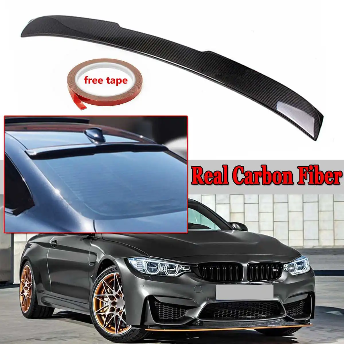 Новинка автомобильный спойлер из натурального углеродного волокна F32 F82 на