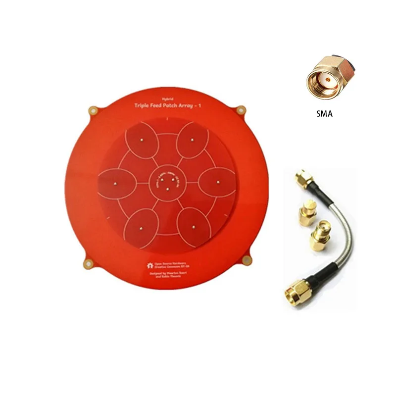 150 мм Тройная подача патч 5 8 ГГц 14dBi пагода массив FPV антенна для RC гоночный Дрон