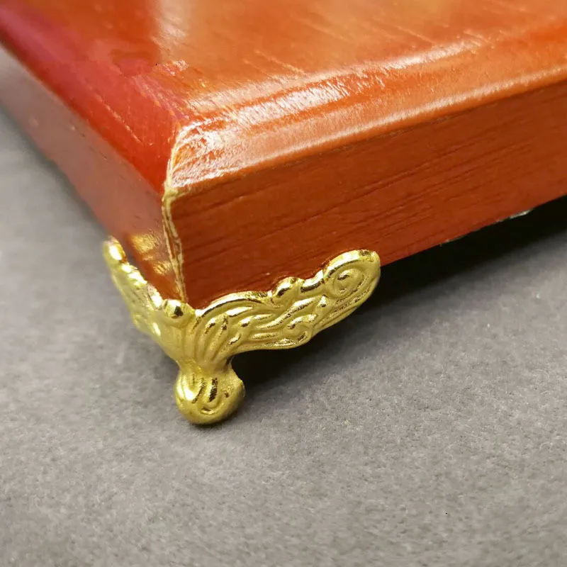 Деревянный ящик Декоративные ножки Угловой протектор золотые ювелирные изделия