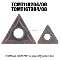 10pcs tcmt110204 08 ak tcmt16t304 08 ak carbide inserts cnc turning scraps blade for aluminum copper wood working turning tools