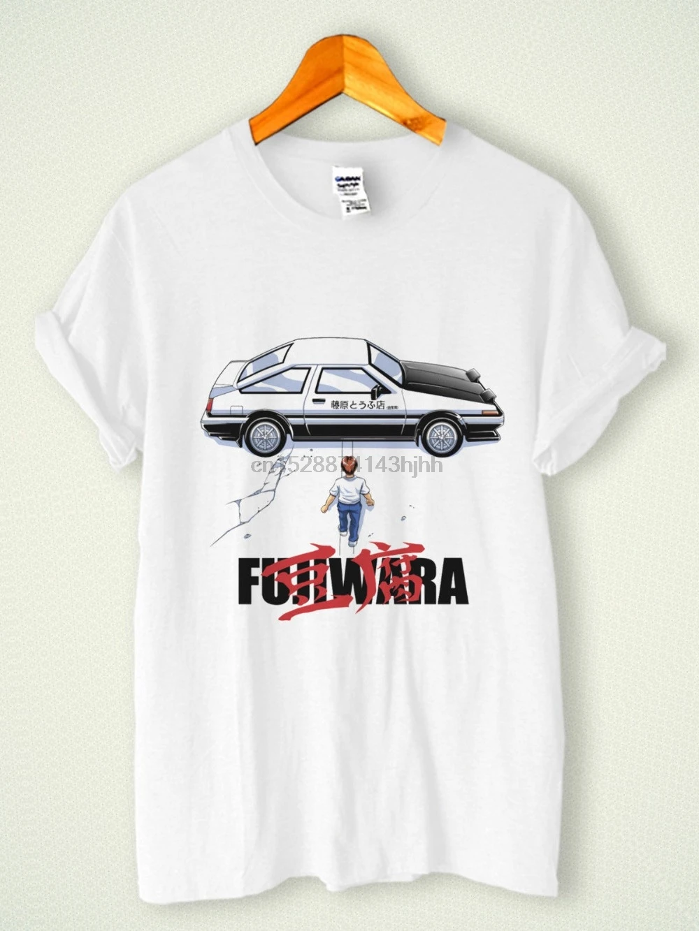 

Summer Tops For Man New Initial D Fujiwara Anime Cartoon Car Classic Casual T-Shirt SMLXL2XL3XL O Neck Tee Shirt