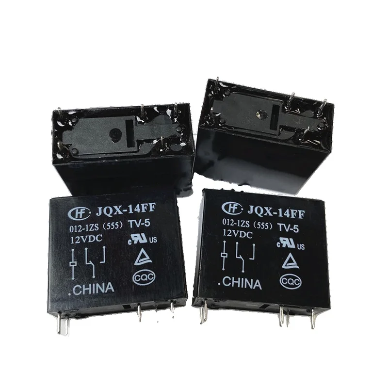 Горячая новинка реле 12 В HF14FF HF1-4FF HF 14FF JQX-14FF-012-1ZS JQX 14FF 012 1ZS JQX14FF0121ZS 12VDC DC12V 12В 10A 5PIN