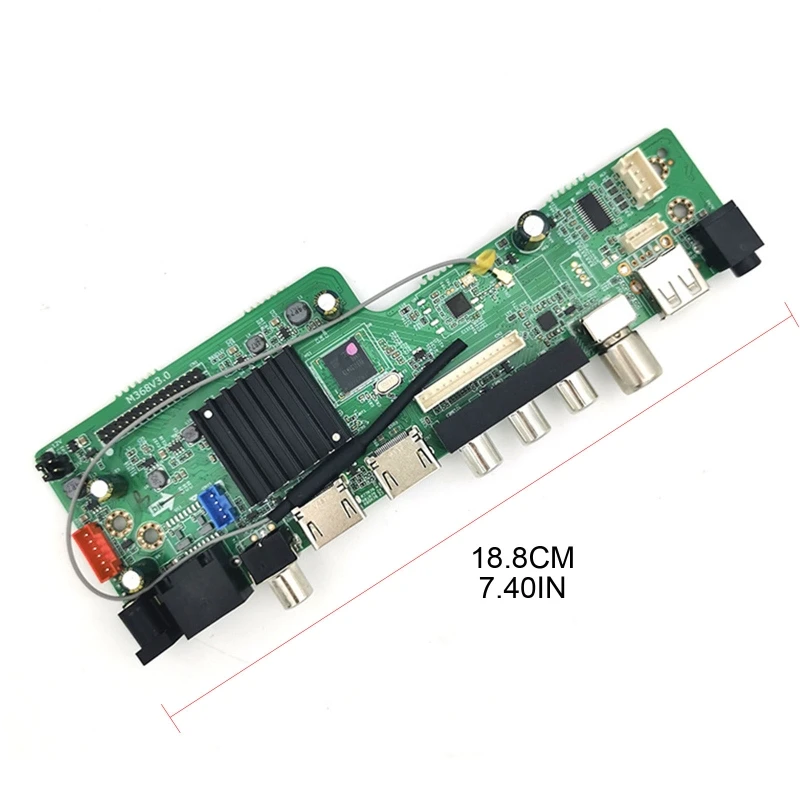 

MS368V3.0 Quad Core Web Television Motherboard with Remote Control LCD Driver Board Support RJ45 DTMB Analog Television
