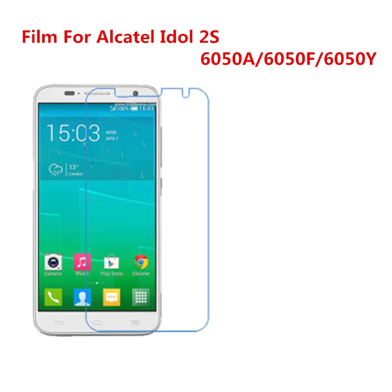 1/2/5/10 шт. ультратонкая прозрачная защитная пленка для HD ЖК-экрана с тканевой пленкой для очистки для Alcatel Idol 2S 6050A/6050F/6050Y.