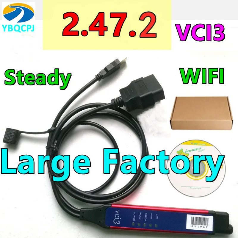Инструмент для диагностики грузовика V2.47.2 OBD2 SDP3 VCI3 сканера Scania WIFI Беспроводная