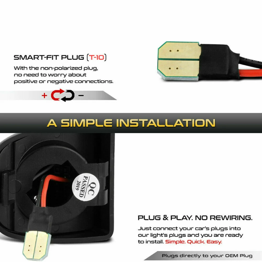 

2pcs Durable License Plate Light Car Number 12V 3W LED Auto Lamp Exterior Styling Waterproof Easy Install For Chevy Silverado