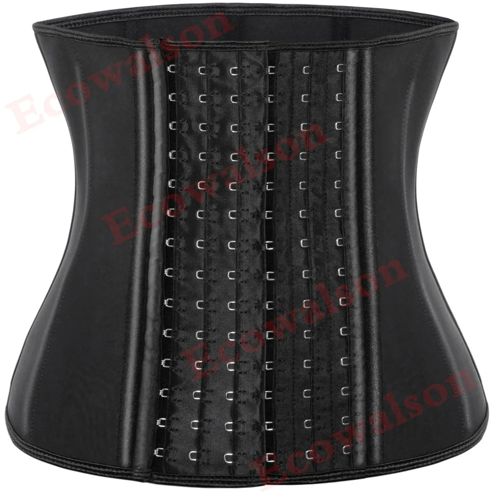 

100% latex waist Trainer corsets for weight Loss underbust Tummy Control Sweat Girdle modeling strap Bustier plus size