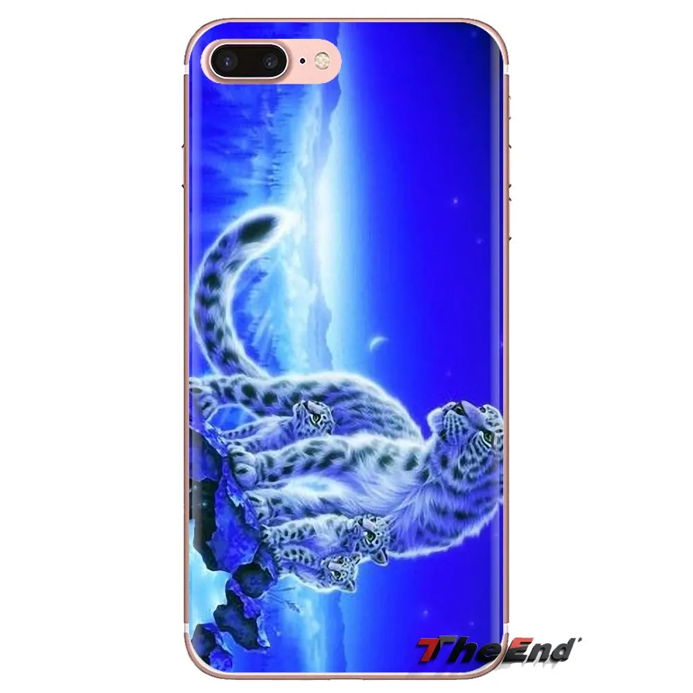 Треугольный синий глаз Снежный леопард тигр телефон Обложка для Huawei G7 G8 P7 P8 P9 P10 P20