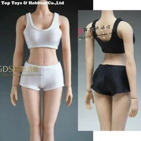 in stock 16 scale female tight vest shorts pant clothing set fit 12 seamless ph figure body model