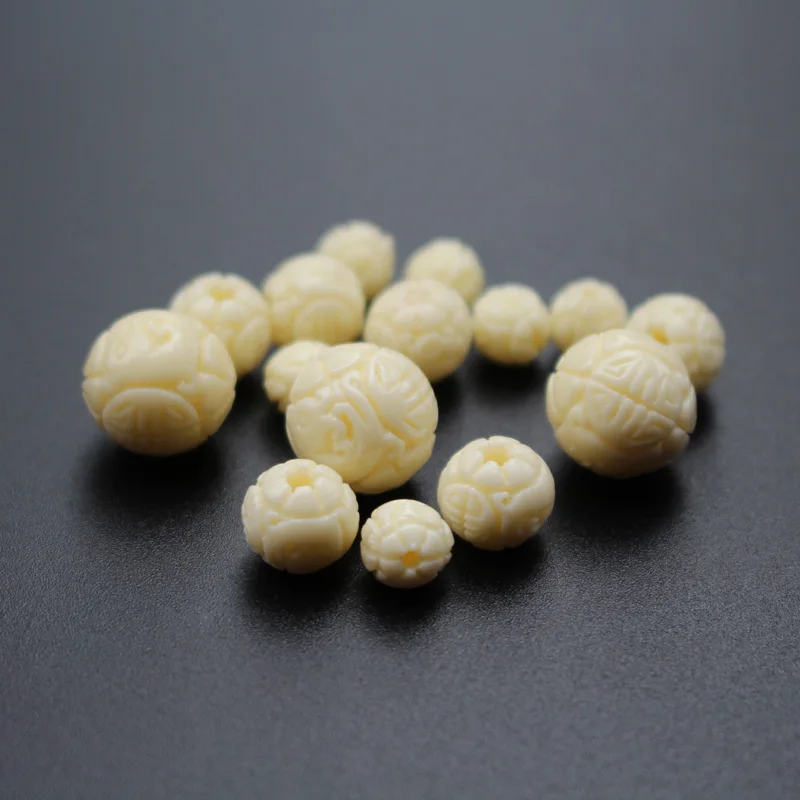 Бусины из искусственных кораллов для изготовления украшений резные цветы