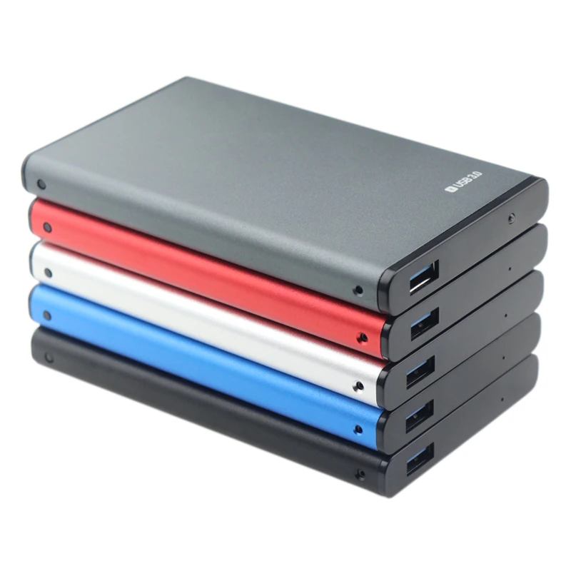 Алюминиевый корпус для внешнего жесткого диска с USB 3 0 на SATA 2 5 дюйма Ультратонкий