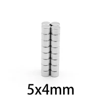 50 800 pcs 5x4mm permanent ndfeb strong powerful magnet n35 round magnets 5mmx4mm neodymium magnet dia 54mm