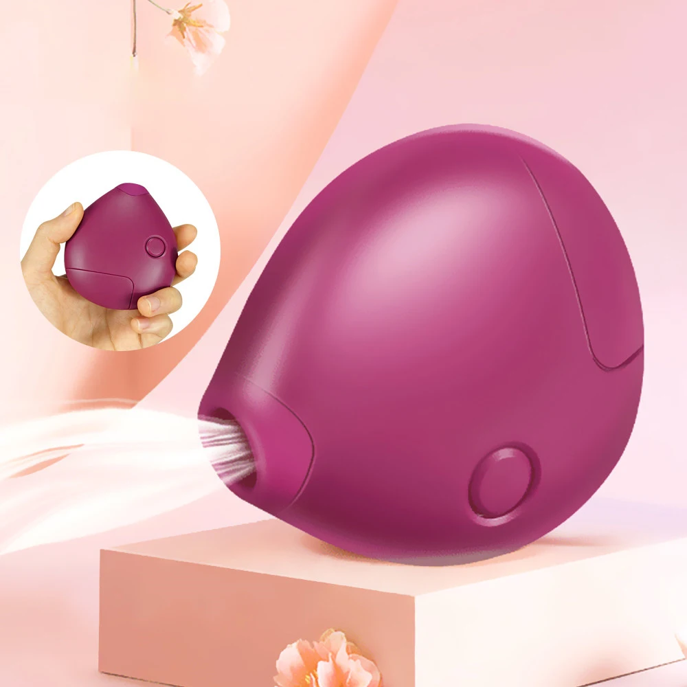 Клиторальный сосательный вибратор мини 4 режима Вибрация оральный лизание