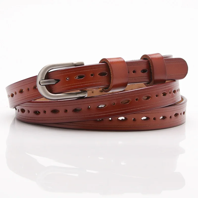 

New Women's Belt Female Genuine Leather Belts for Women Strap Casual All-match Ladies Adjustable Belts Vintage for Jeans 2021