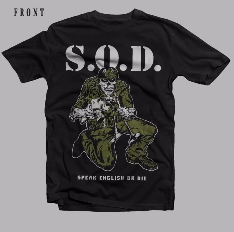 STORMTROOPERS OF DEATH-S.O.D.-кроссовер трэш-Футболка-размеры от S до 7XL
