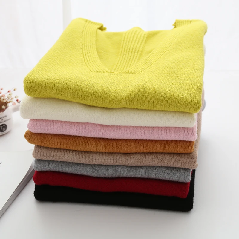 2021 Spring Summer O Neck Women Sweater Vest Sleeveless Knit Female Cotton Soft Elastic Solid Colore Pullovers | Женская одежда