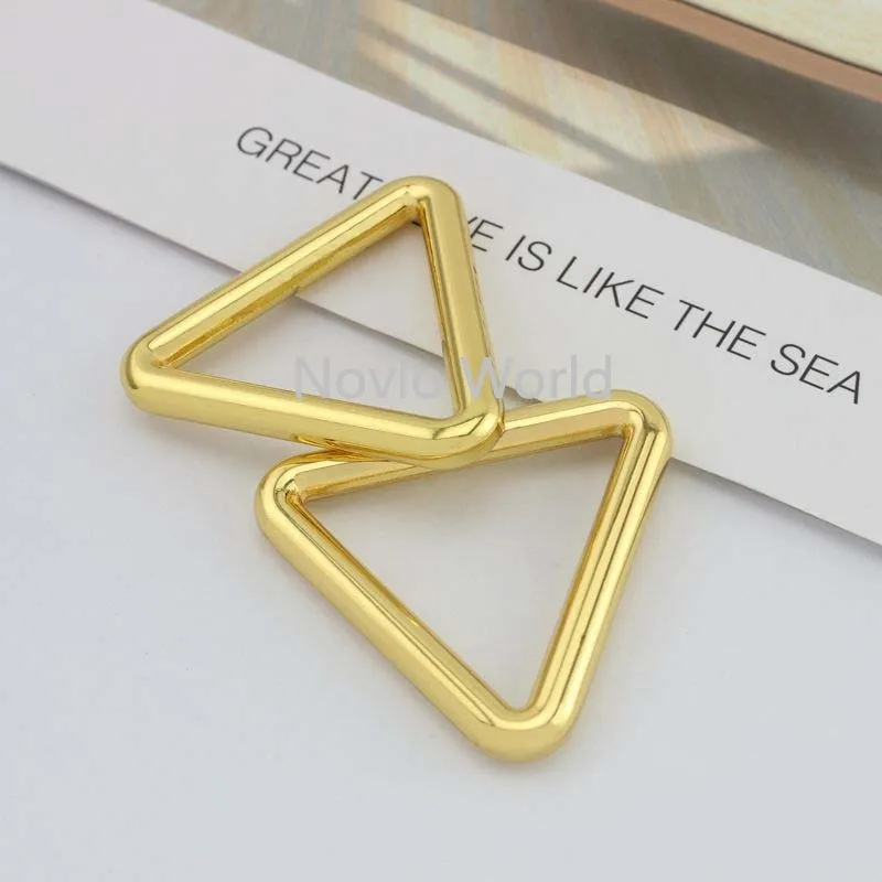 Металлическое замкнутое треугольное кольцо для сумок металлическое d образное с