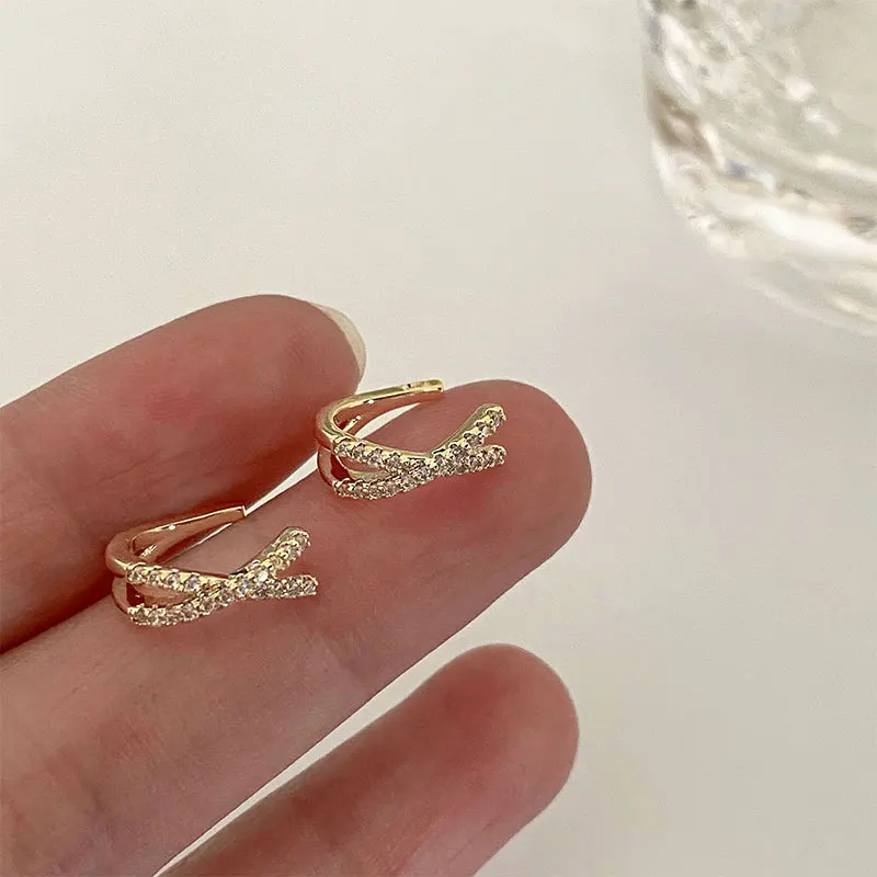 

Лидер продаж 2021, женские серьги с микро-инкрустацией из циркония, простые высококачественные украшения для женщин и девушек, подарок