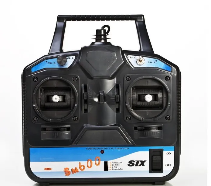 

SM600 simulator started 6-channel flight simulator Support G4/G3.5/ XTR5.0 For RC Plane Helicopter Drone Training