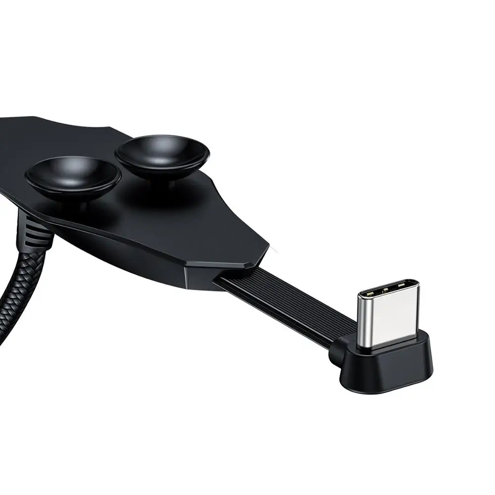 180 градусов присоска игра usb кабель для iPhone xs max xr x 8 7 6s plus 5s ipad быстрое зарядное устройство зарядный кабель Android usb type-c - Цвет: Android USB Type-c