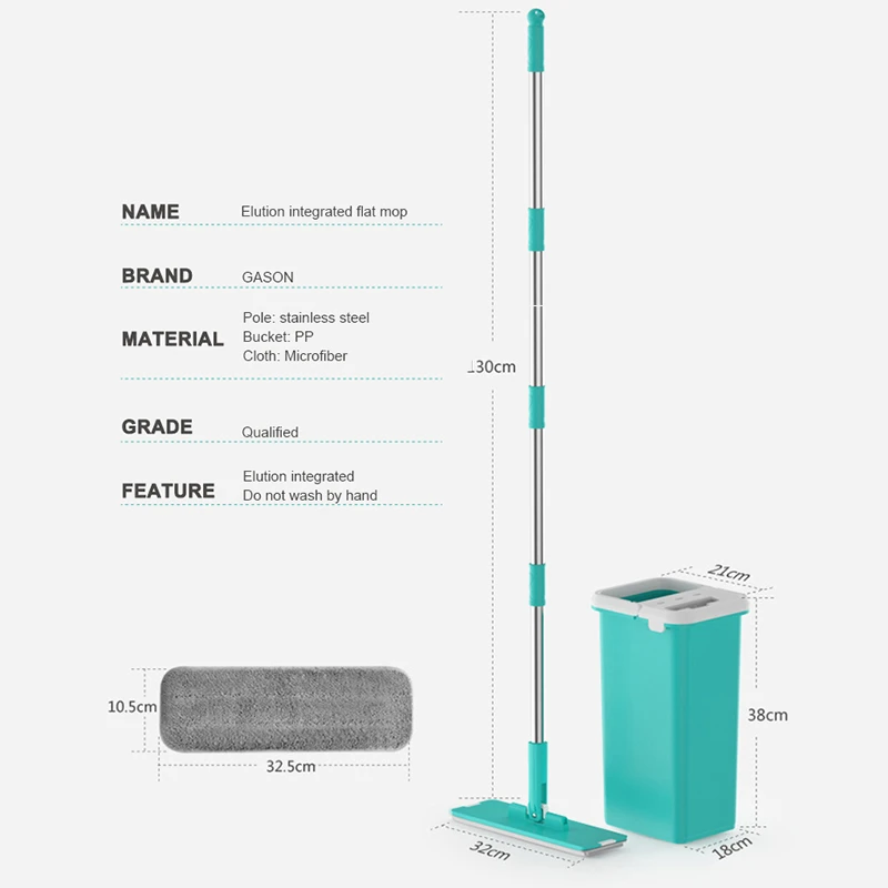 Швабра с автоматическим вращением для дома мытья полов без рук ультратонкая