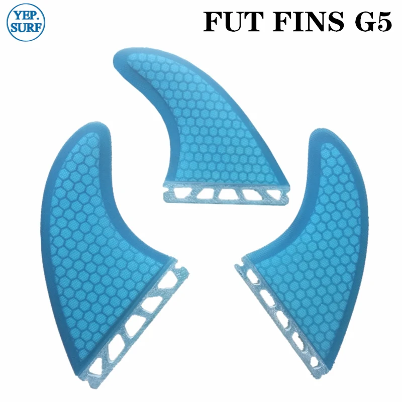 Future G5 плавник желтый сотовая доска для серфинга плавники Future стекловолокно плавники(доска для серфинга) Quilhas весло доска - Цвет: Blue