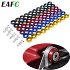 10 шт. M6 JDM автомобильные модифицированные шестигранные крепежные детали крыло Омыватель бампер двигатель вогнутые винты автостайлинг