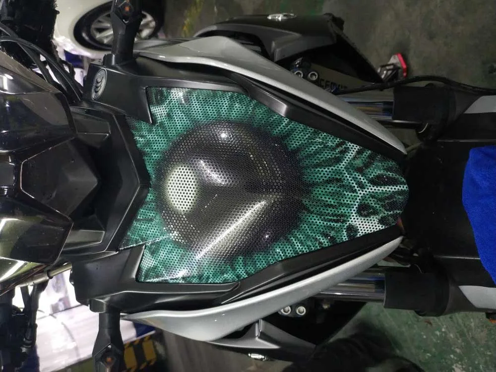 Модифицированные декоративные наклейки на фары для мотоцикла CFMOTO 400NK 650NK 400 NK 650 NK наклейки на колеса бака аппликация эмблема - Цвет: Зеленый